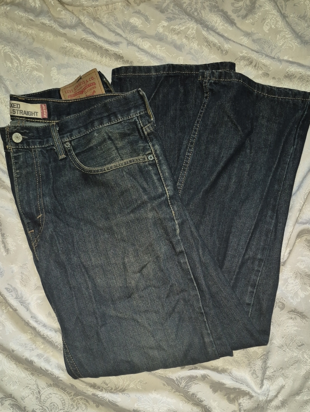 Levi's 559 Dark Blue Relaxed Straight Men's Jeans 34x30